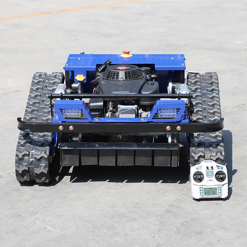 Cortador de relva de declive controlado remotamente