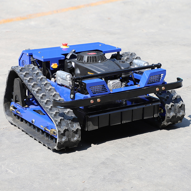 Cortador de relva de declive controlado remotamente