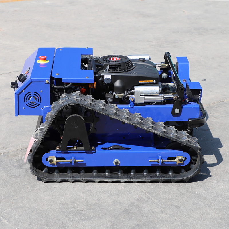 Cortador de relva de declive controlado remotamente