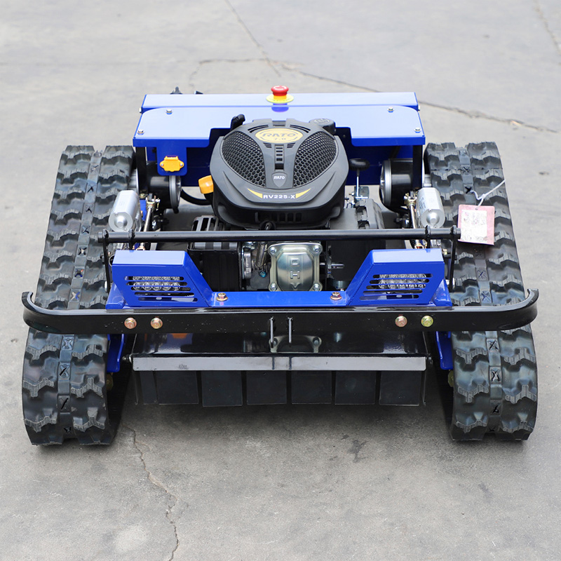 Cortador de relva de declive controlado remotamente