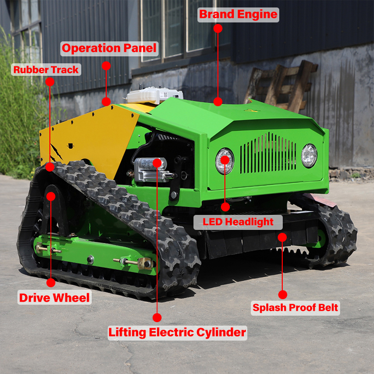 Cortador de escovas de controlo remoto