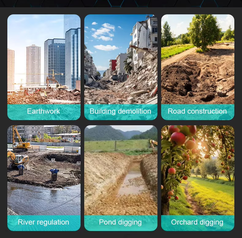 Escavadora de 1,2 toneladas