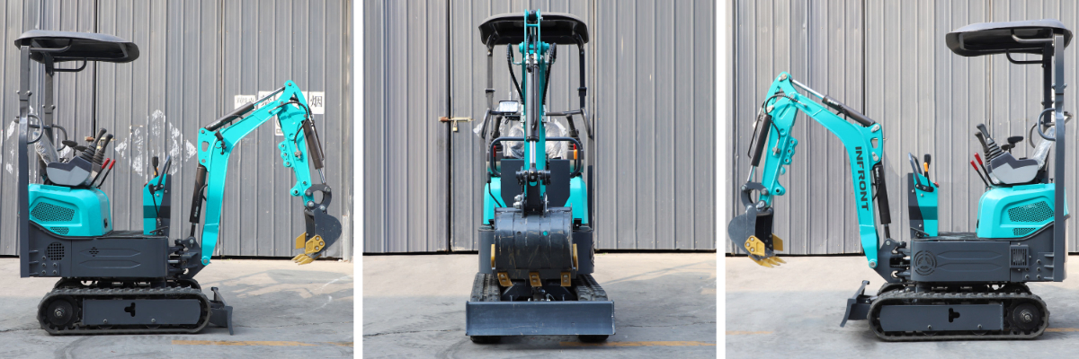 Escavadora de 1,2 toneladas