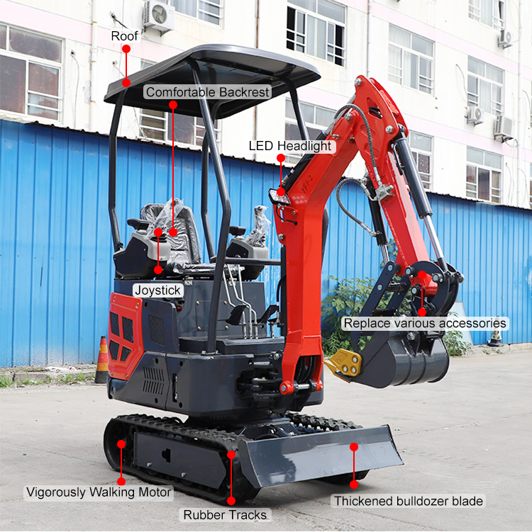 Escavadora de 1,5 toneladas