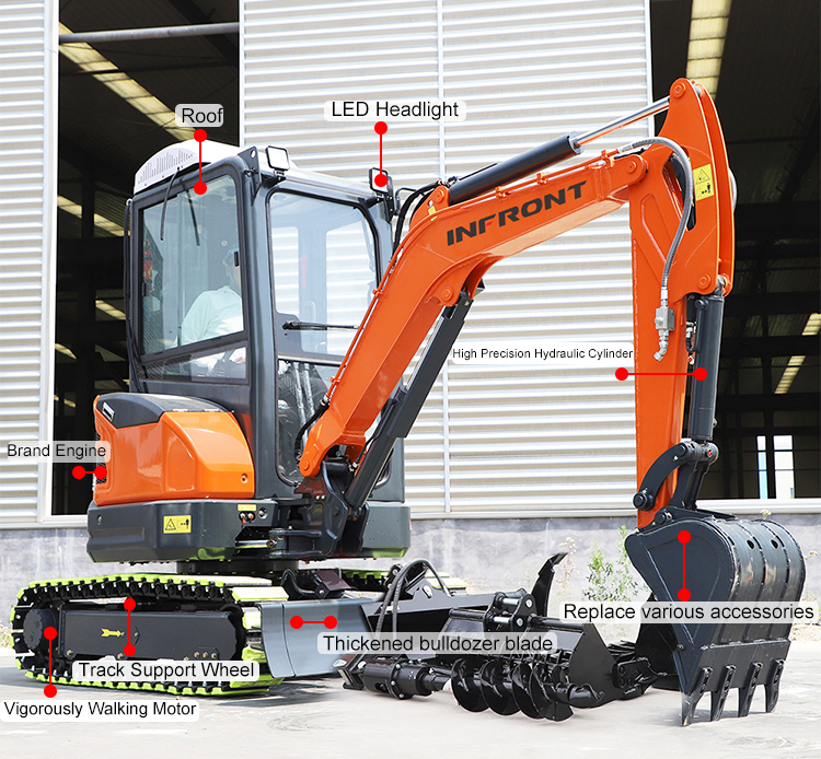 Escavadora de 3 toneladas Escavadora de 3 toneladas