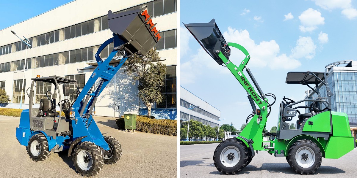 Carregador frontal elétrico Carregador frontal elétrico