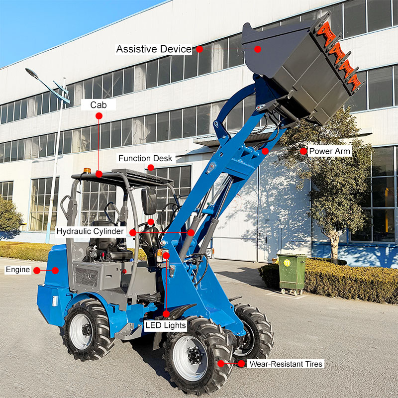 Carregador frontal elétrico Carregador frontal elétrico